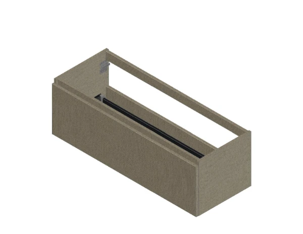 Procasa Klaire 39 - sous meuble lavabo avec 1 tirroir 1200 x 435 x 390 mm - linnen
