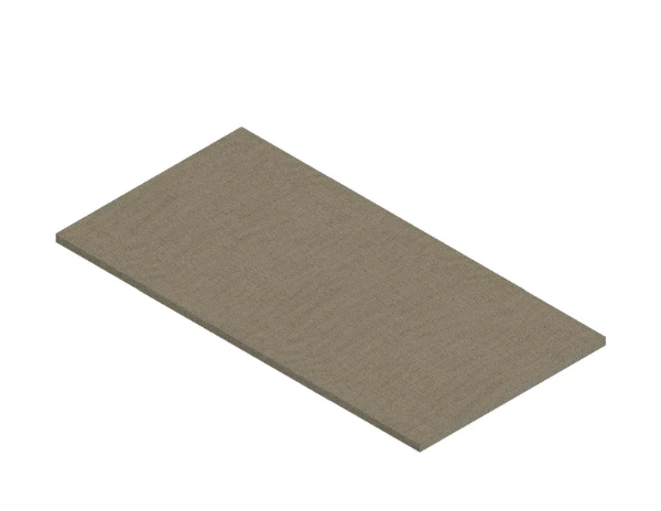 Procasa Klaire top - HPL wastafelblad 900 x 460 x 18 mm - zonder uitsparing - linnen