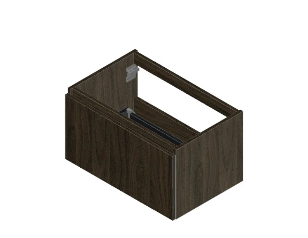 Procasa Klaire 39 - sous meuble lavabo avec 1 tirroir 700 x 435 x 390 mm - walnut