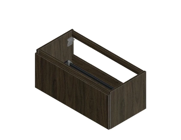 Procasa Klaire 39 - sous meuble lavabo avec 1 tirroir 900 x 435 x 390 mm - walnut