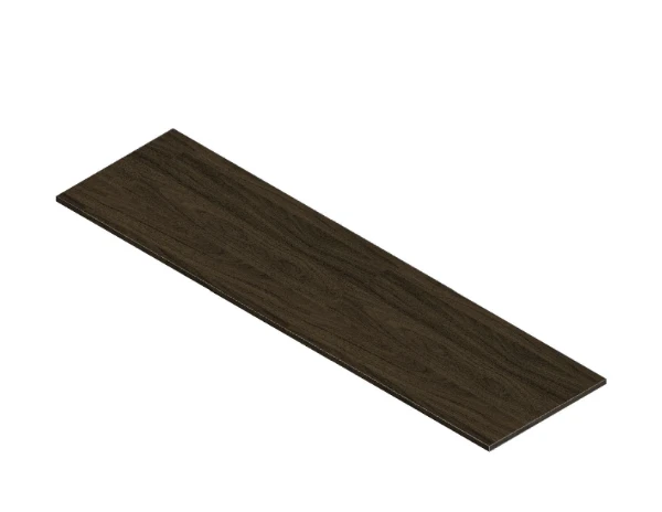 KL3166 Procasa Klaire top - HPL wastafelblad 1700 x 460 x 18 mm - zonder uitsparing - walnut