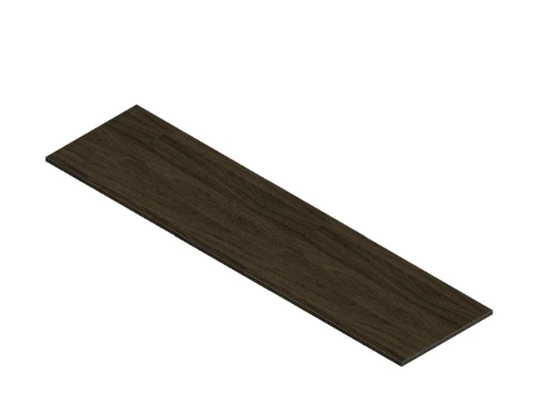 KL3167 Procasa Klaire top - HPL wastafelblad 1800 x 460 x 18 mm - zonder uitsparing - walnut
