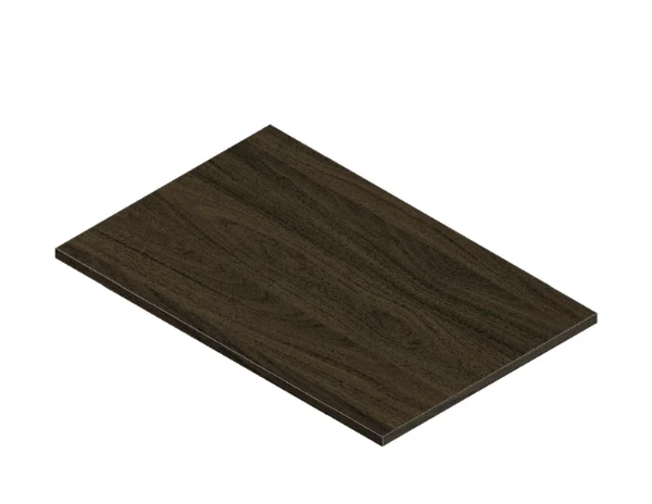 KL3197 Procasa Klaire top - HPL wastafelblad 700 x 460 x 18 mm - zonder uitsparing - walnut