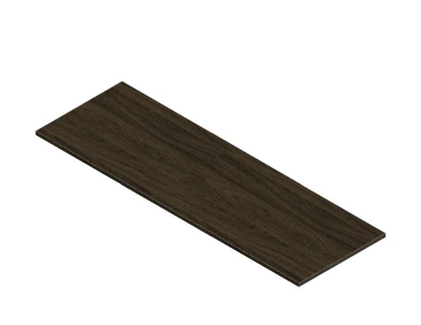 KL3204 Procasa Klaire top - HPL wastafelblad 1400 x 460 x 18 mm - zonder uitsparing - walnut