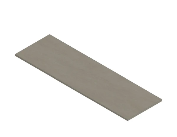 Procasa Klaire top - HPL wastafelblad 1500 x 460 x 18 mm - zonder uitsparing - Suave