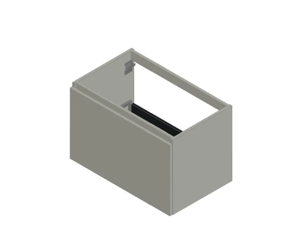 Procasa Kivu sous-meuble avec 1 tiroir sans poignées 800 x 475 x 520 mm - blanc