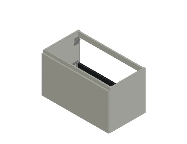 Procasa Kivu sous-meuble avec 1 tiroir sans poignées 900 x 475 x 520 mm - blanc