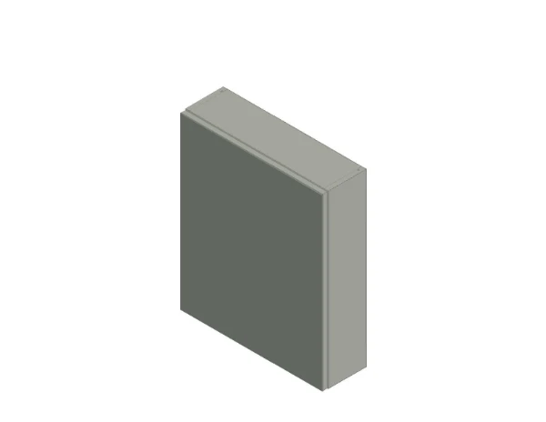 Procasa Kivu spiegelkast zonder verlichting met 1 deur rechts 600 x 720 x 160 mm - wit - zonder combibox