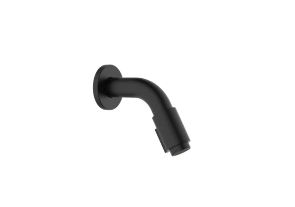 Procasa Vivo koudwaterkraan 110 mm - wandmodel - zwart mat PVD