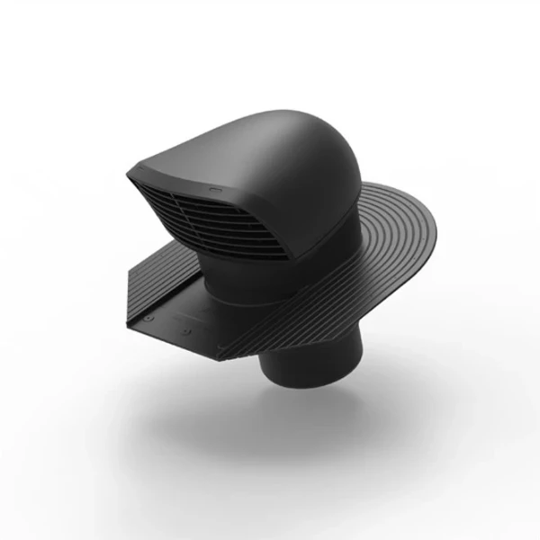 PASSAGE DE TOITURE RENSON 150/160 noir polypropylene design toitures ardoises
