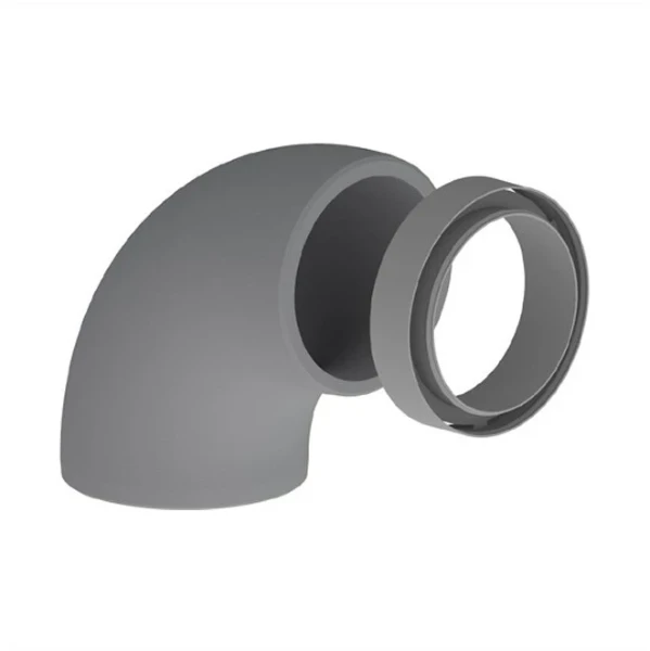 Renson Easyduct EPS bocht 90° 160 mm - zwart