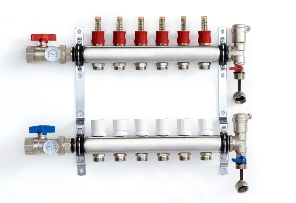RIIFO UFH inox vloerverwarmingscollectorset 4/4 - 6 x EK3/4