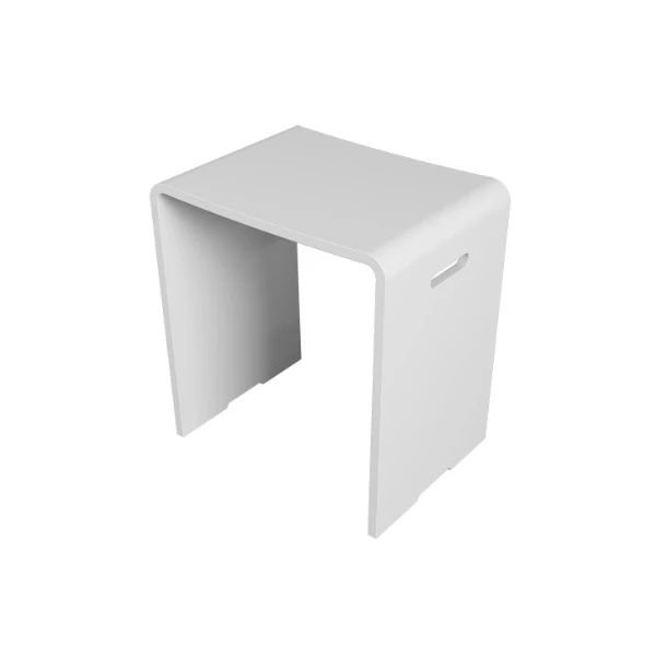Riho Basic douchezitje solid surface - solid wit