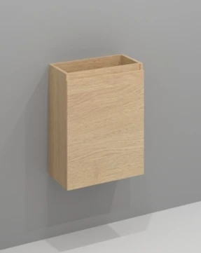 Procasa Thiny sous-meuble avec 1 porte gauche 400 x 220 x 520 mm - smoked oak