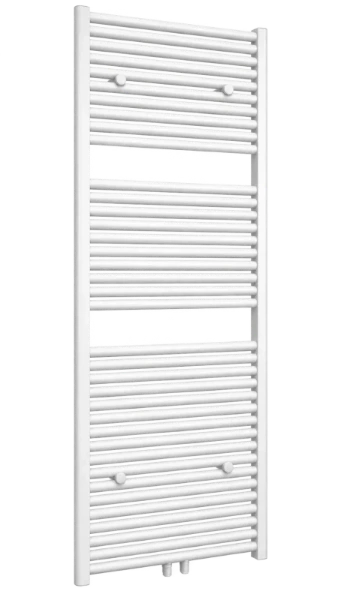 Procasa Caldo Rondo handdoekradiator - ronde buizen 1800 x 600 mm - 990 Watt (EN442 75/65/20) - 1MM8 - Ral 9016 Verkeerswit