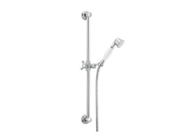 DOUCHESET RVB RETRO handdouche,stan 600 MM ! chroom flexibel