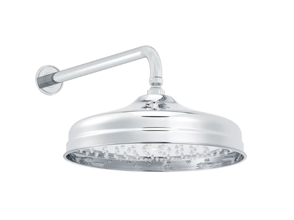RVB 1900 regendouche met doucharm muur, 420 mm diam 313mm chroom