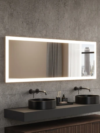 SPIEGEL SANIJURA REFLET 180 - 65 ! CM led spiegelverwarming - infrarood schakelaar
