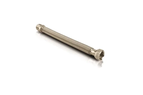 Sanutal uitrekbare flexibel inox DN12 1/2 MF 300-600mm