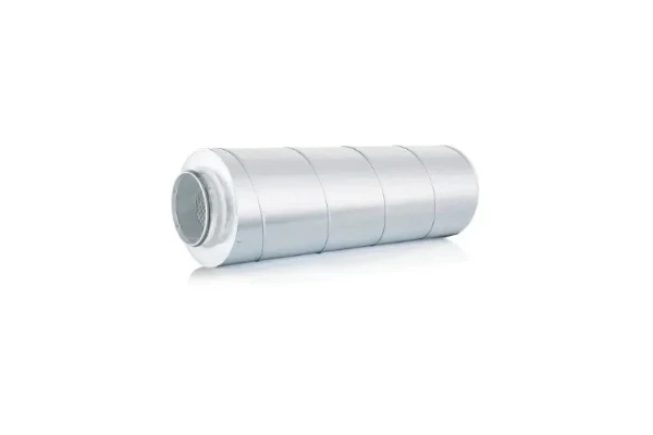 Sanutal Spiralit geluidsdemper 600 mm (isolatie 50 mm) 100 x 100 mm - met dichting