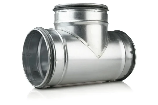 Sanutal Spiralit T-stuk 90° MMM 355 x 355 x 355 mm - met dichting