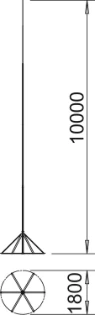OBO - Bliksemopvanger - irod 10 5400810 10038990