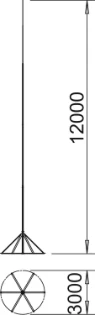 OBO - Bliksemopvanger - irod 12 5400812 10038991