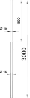 OBO - Bliksemopvanger - 101 VL3000 5401989 10039003