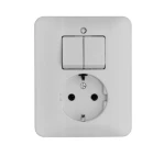 ABB - Schakelaar/wandcontactdoos combinatie - 4310/5 EUJ-212-503 2CKA001611A0011 10484