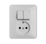 ABB - Schakelaar/wandcontactdoos combinatie - 4310/5 UJ-212-503 2CKA001611A0151 10485