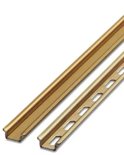 Phoenix Contact - Montagerail voor elektrische/industriële regelapparatuur - NS 15 BLK UNPERF 2000MM VPE 10 1401789 105197