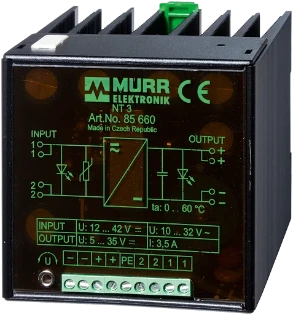 Murrelektronik - Gelijkstroomvoedingseenheid - NT 3 AC-DC/DC-CONVERTER, 85660 1054212