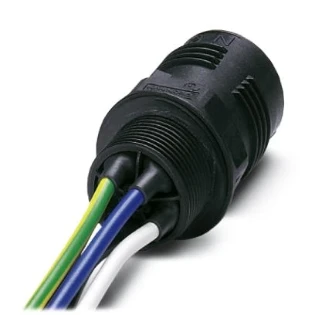 Phoenix Contact - Apparatuuraansluiting voor insteekbare gebouwinstallatie - QPD W 4PE2,5 M25 1,0 BK 1582566 106104