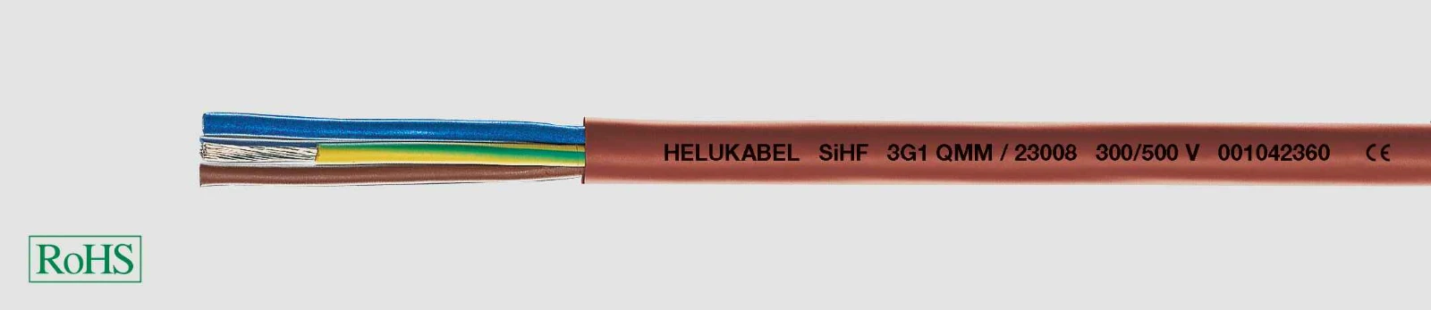 Helukabel Mantelleiding SiHF 4G2,5 23029 1061121