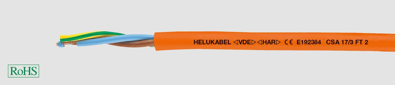 Helukabel Mantelleiding H05VV-F/SJT 3x1,04 28035 1061192