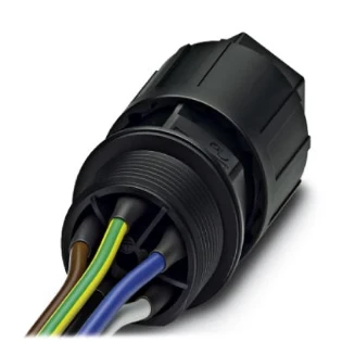 Phoenix Contact - Apparatuuraansluiting voor insteekbare gebouwinstallatie - QPD W 4PE1,5 5-10 M25 1,0 BK 1414731 108552