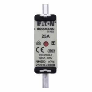 Eaton - Smeltpatroon (mes) - NH FUSE 25AMP 500V SIZE 000 GG IMGL 25NHG000BI 1088368