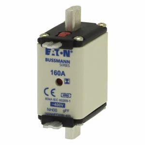 Eaton - Smeltpatroon (mes) - 160Amp 400V AC GFF 00 NH FUSE 160NHFF00BI-400 1089123