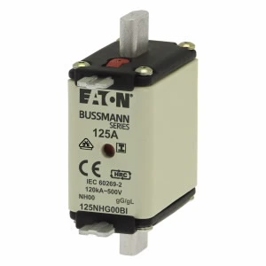 Eaton - Smeltpatroon (mes) - NH FUSE 125A 500V GL/GG SIZE 00 125NHG00BI 1089686