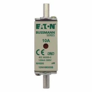 Eaton - Smeltpatroon (mes) - NH FUSE 10AMP 500V aM SIZE 000 DUAL 10NHM000B 1090487