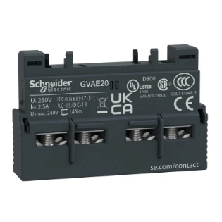 Schneider Electric - Hulpcontactblok - GVAE20 GVAE20 1125079