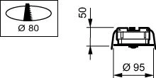 Philips - Lichtregelsysteemcomponent - LRM1070/00 SENSR MOV DET ST 8711559731384 11340461