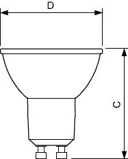 Philips - LED-lamp - LED spot GU10 8718696707630 11346896