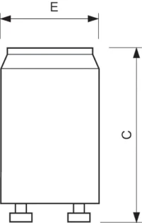 Philips - Starter verlichting - S2E 18-22W SER 220-240V BL/20X25CT 8711500764980 11346995