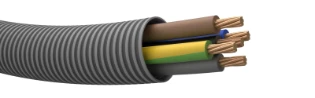 Draka - Kunststof installatiebuis, voorbedraad - PROFIT 20 ECA 5G2,5 832281 11382148