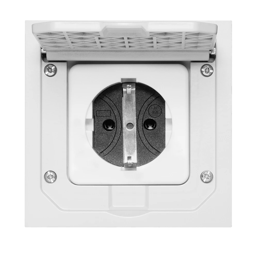 ABL Toestelcontactdoos geaard Vcd 1vdg compl. Schuko 1471460 11401100