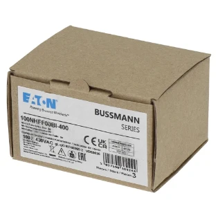 Eaton - Smeltpatroon (mes) - 100Amp 400V AC GFF 00 NH FUSE 100NHFF00BI-400 11411807