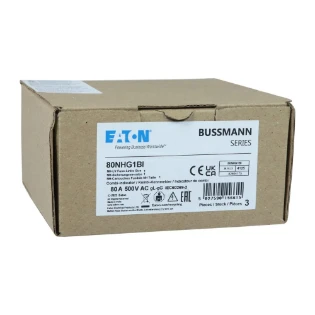 Eaton - Smeltpatroon (mes) - NH FUSE 80A 500V AC gG  SIZE 1 80NHG1BI 11419097