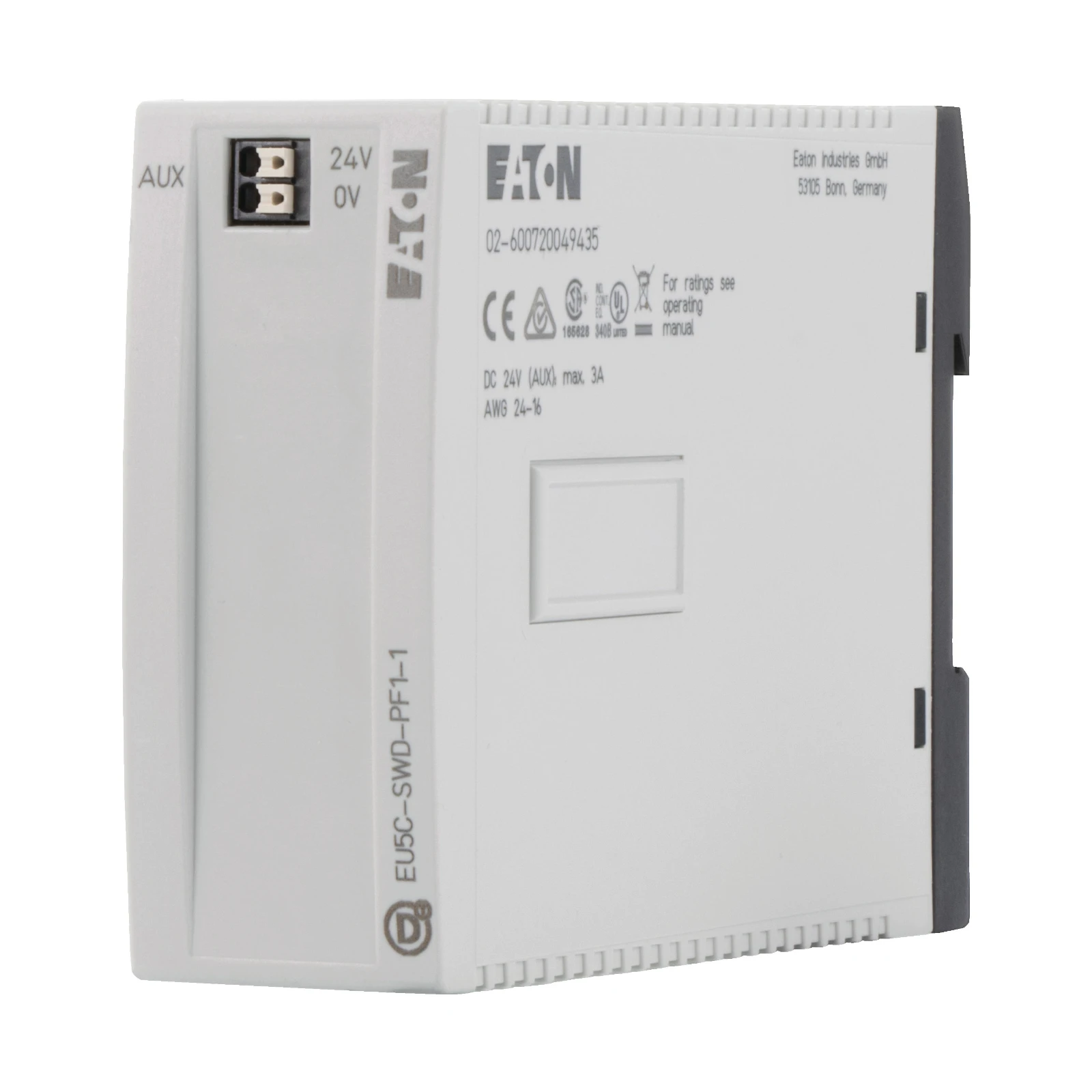 Eaton Veldbus, dec. periferie - voedings- en segmentmodule EU5C-SWD-PF1-1 116309 11423626