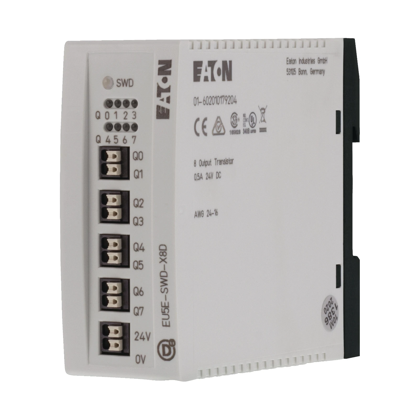Eaton Veldbus, dec. periferie - digitale in- en uitgangsmodule EU5E-SWD-X8D 144061 11425677